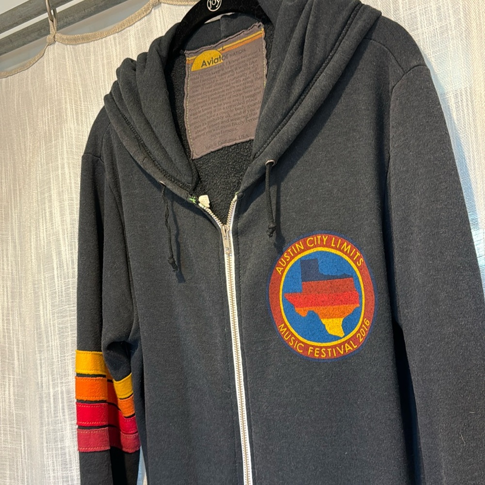 Aviator Nation - ACL special edition arm stripe hoodie - great used condition - Picture 5 of 11